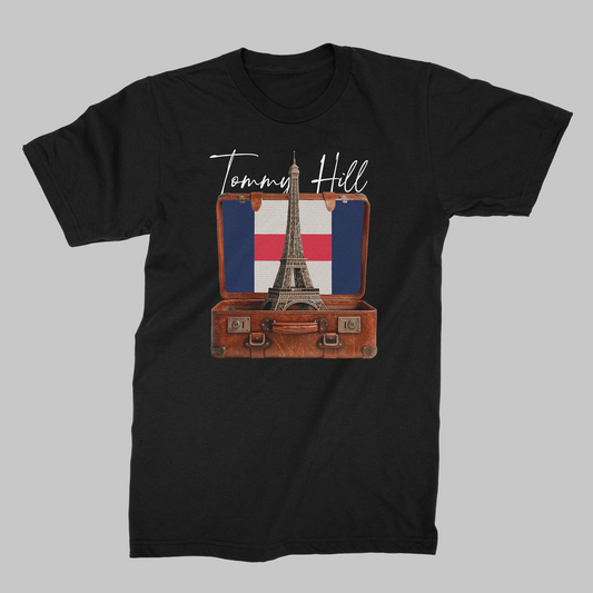 Playera Tommy Hill TH 17 Paris Negra