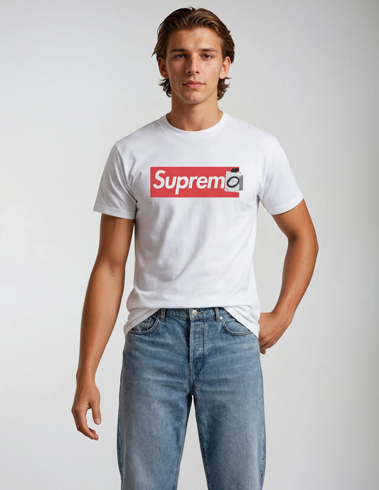 STDW SUPREMO Oversize T‑Shirt White