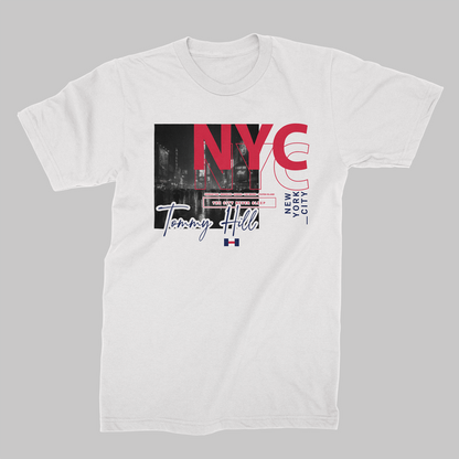Playera Tommy Hill TH 24 NYC Blanca