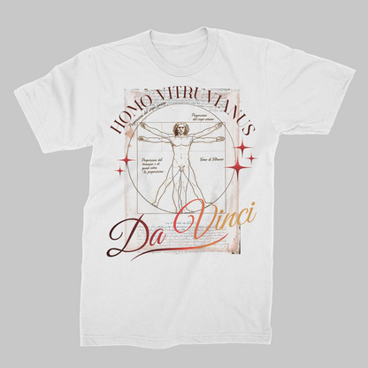 STDW VITRUVIANUS – Da Vinci Oversize T‑Shirt White
